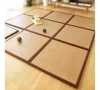 MIAOXIAO Tapis Sol Pliable Matelas Tatami Traditionnel Japonais Matelas Futon Tapis Couchage Japonais en Rotin Tatami Matelas Pliant,1,60X60CM