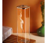 Miaoyak Brûleur d'encens moderne en verre anti-cendres, porte-encens volant pour décoration d'intérieur, yoga, méditation