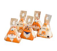 Miaoyak Lot de 100 sacs d'emballage triangulaires pour boules de riz en forme de dessin animé pour nori onigiri, sac à sushis, moule à sushis, accessoires Bento