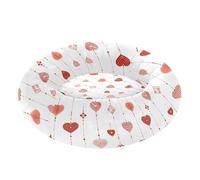 miaozhen Dreamy Valentine Panier en forme de cœur amovible et lavable pour petits animaux de compagnie Rouge
