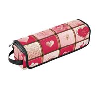 miaozhen Étui de voyage 2 en 1 pour fer à friser et tapis résistant à la chaleur, organiseur de voyage imperméable pour fer plat, outils chauds et accessoires de soins capillaires, Texas Hold'em rouge