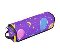 miaozhen Hot Hair Tools Sac de voyage avec tapis résistant à la chaleur de grande capacité pour fer à lisser, fer à friser, sèche-cheveux, ballons, motif de jeu vidéo des années 90 pour femme, Ballon