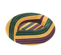 miaozhen Lit pour chat à rayures rouge vin et orange chaud et doux pour chat de taille moyenne fournitures cosas para perros pequenos 55,9 x 43,2 cm