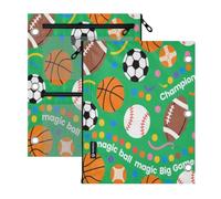miaozhen Lot de 2 balles magiques perforées à 3 trous pour ballon de | Pochette à crayons à 3 poches avec fermeture éclair avec fenêtre transparente pour ranger les fournitures scolaires des