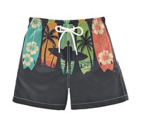 miaozhen Maillots de bain à séchage rapide pour garçon 2T, Surfboarder Hawaii Wave Surf, 4 ans