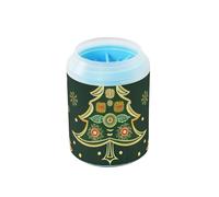 miaozhen Nettoyeur de pattes de chien portable de style indien avec brosse de massage douce pour chiens de petite et moyenne taille