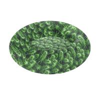 miaozhen Old Slow Style Cactus Lit pour chien Vert fluo Chaud et doux Coussin moelleux pour chien de très petite taille Fournitures Camita para perros 45,7 x 33 cm