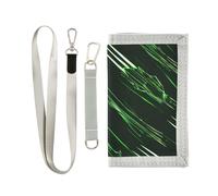 miaozhen Old Style Wolverine Scratch Portefeuille fin pour homme pour cadeau d'anniversaire Tendance coloré Portefeuille fin avec cordon Carteras para hombres