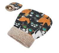miaozhen Panier pour chat pour chiot, chien, chat, Halloween, lunettes de chat, tunnel cachette, hiver, confortable, auto-chaud, castillo para gatos