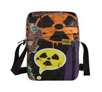 miaozhen Sac à bandoulière graffiti cool doodle poison pour femme homme bandoulière réglable pour voyage voyage