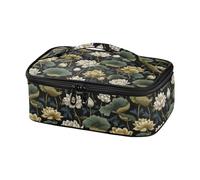 miaozhen Sac à déjeuner élégant Nénuphar doré et vert loncheras para hombres de trabajo termicas