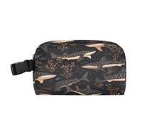 miaozhen Sac à déjeuner étanche pour femme avec boucle isotherme pour le travail, le bureau, le requin baleine, rose, noir, lonchera termica para Frio y calienta