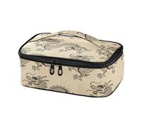 miaozhen Sac à déjeuner pour enfants Vintage Dragon Beige Bolsa para lonchera pequena