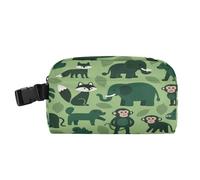 miaozhen Sac à déjeuner réutilisable pratique pour adulte avec boucle pour la plage, les voyages, les animaux, l'éléphant, le singe, le renard, loncheras para Hombres