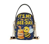 miaozhen Sac à dos tendance « It's My 3rd Bee Day 3 Years Old Birthday » avec plusieurs poches pour femme pour voyage bolso cruzado para mujer