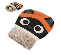 miaozhen Sac de couchage couvert pour chats et mini chiens d'intérieur - Joli sac de couchage pour chats et chatons noirs - Pour temps froid - Semi-fermé - Castillo para gatos