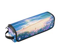 miaozhen Sac de voyage pour outils de cheveux avec tapis amovible résistant à la chaleur étanche pour fer à friser fer à friser, fer à lisser, sèche-cheveux plat, violet été plage à Hawaï, essentiels