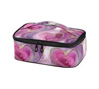 miaozhen Sac repas congelable Golden Style Hearts Marble lonchera pequena para mujer