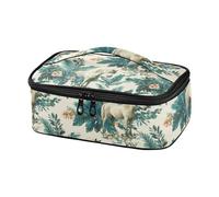 miaozhen Sac repas Tropical Pony Blu Ray blanc cassé lonchera para trabajo de mujer
