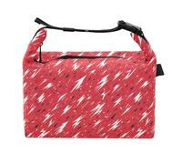 miaozhen Sacs à déjeuner isothermes pour enfants, motif foudre mélangé, rouge, sac isotherme pour infirmières pour parc d'attractions