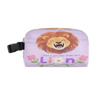 miaozhen Sacs à déjeuner mains libres pour enfants avec boucle - Sac fourre-tout de grande capacité pour pique-nique, randonnée, camping Just A Girl Who Loves Lion lonchera termica para Frio y