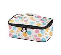 miaozhen Sacs à déjeuner pour adultes - Motif à pois colorés - Boîte à déjeuner pour enfants - Lonchera para adolescente Hombre