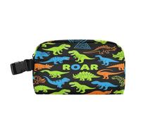 miaozhen Sacs isothermes légers pour adultes avec boucle, sac isotherme pour le travail et l'école, T-rex Ankylosaure rugissant noir, bleu fluo, vert, bolso de comida para hombre
