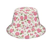 miaozhen Simple Spring Rose Peach Fuzzy Femmes Bucket Hats Faux Fur Ladies Warm Hats Fisherman for Hunting Hunting Gorras de Hombres para el Frio