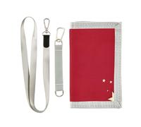 miaozhen Stars Red 4th Of July Portefeuille à trois volets pour femme Portefeuille simple coloré pour homme avec cordon Carteras para hombres, Stars Red 4 juillet, 1 size