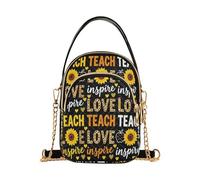 miaozhen Teach Love Inspire Teacher Sac banane tendance pour femme avec plusieurs poches Sac à main pour femme Cadeau d'anniversaire Bolso Cruzado Para Mujer