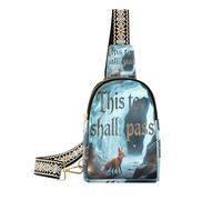 miaozhen This Too Shall Pass Sac banane léger pour femme Motif renard coloré, This Too Shall Pass Animal Fox Coloré, 1 Size