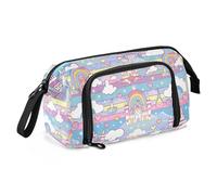 miaozhen Trousse à crayons de grande capacité avec fente et fermeture éclair pour infirmière, école, château, princesse, dessin animé, estuche de lapices para ninos