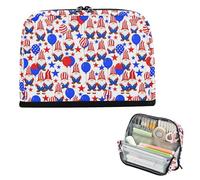 miaozhen Trousse à crayons de grande capacité avec fente pour adolescentes, école préparatoire du 4 juillet, nain estuches escolares para lapices