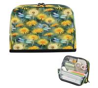 miaozhen Trousse à crayons de grande capacité simple pour garçons maternelle libellule florale d'été bolsa para herramientas