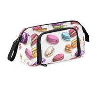 miaozhen Trousse à crayons portable de grande capacité pour enfants pour l'université Preppy Cartoon Cute Color Macarons todo para la escuela