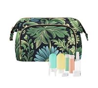 miaozhen William Morris Daisy Trousse de maquillage à suspendre avec fermeture éclair pour femme Bleu foncé, william Morris Daisy Bleu foncé, Moderne