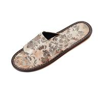 miaozhen William Morris Style Steampunk Pantoufles en cuivre pour homme Intérieur extérieur Respirant Antidérapant Personnalisé Sandales pour invités, hôtel, voyage, avion chanclas para hombres