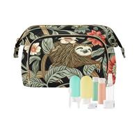 miaozhen William Morris Trousse à maquillage portable pour femme Motif paresseux, Motif paresseux William Morris, Moderne