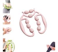 Miapina- Nine Wheel Circular Leg Clamp Roller,Masajeador Manual De Piernas,Handheld Multifunctional Ring Roller,360° Circular Leg Neck Muscle Hand Arm Relaxer,360 Wrap Massage,Width Adjustable (#C)