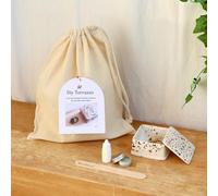 Miartisanat Kit DIY Jesmonite : Créez votre propre boîte à bijoux en Terrazzo Idée cadeau originale I Inclus tous les conseils et astuces nécessaires (Terrazzo automne)