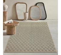 Mia's Tapis Kinsley Robuste pour l'intérieur et l'extérieur, avec Un Aspect Jute Naturel, résistant aux intempéries, adapté aux terrasses et Jardins