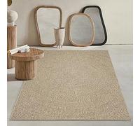 Mia's Tapis Kinsley Robuste pour l'intérieur et l'extérieur, avec Un Aspect Jute Naturel, résistant aux intempéries, adapté aux terrasses et Jardins