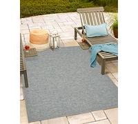 Mia's Teppiche Adora - Tapis Moderne, Style Boho, adapté à l'intérieur et à l'extérieur, idéal pour la Cuisine et la Salle à Manger, Turquoise, 080x150cm