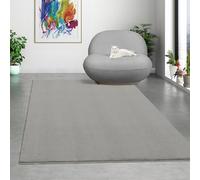 Mia's Teppiche Comfort Tapis Moderne Moelleux à Poils Courts, Dessous antidérapant, Lavable à 30 degrés, Super Doux, Aspect Fourrure, Sable, 160 x 220 cm