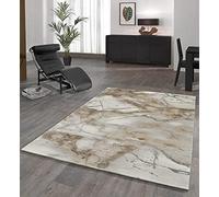Mia's Teppiche Cristin Salon & Chambre à Coucher Tapis Beige/marbre 160x230 cm