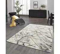 Mia's Teppiche Cristin Salon & Chambre à Coucher Tapis d'or/Lignes 160x230 cm