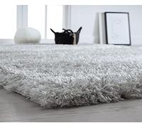 Mia's Teppiche Fiona Tapis Salle de séjour & Chambre à Coucher Argent 160x230 cm Plancher Haut