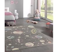 Mia's Teppiche Marie Tapis Enfant - Design planétaire, 80x150 cm