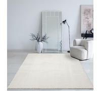 Mias Teppiche Mia´s Tapis Taos Tapis Velours Court Douillet, Dessous antidérapant, Lavable à 30 degrés, Super Doux, Aspect Fourrure, crème, 240 x 340 cm