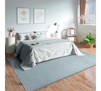 Mia's Teppiche Olivia pour Salon/Chambre à Coucher - Lavable - 120 cm Rond, Bleu